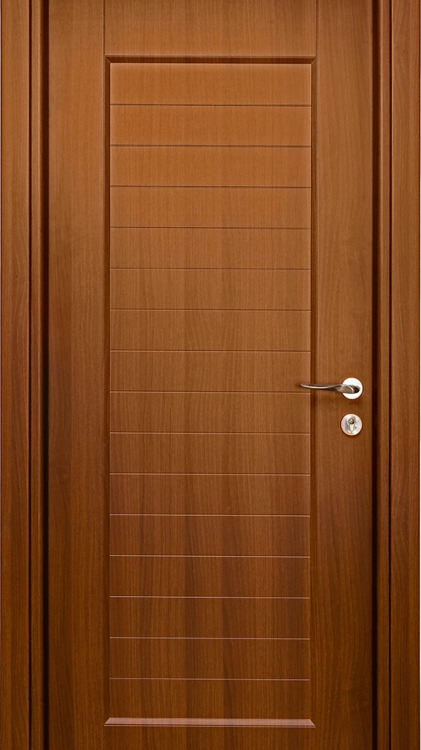درب داخلی MDF رنگ چوب کد D122